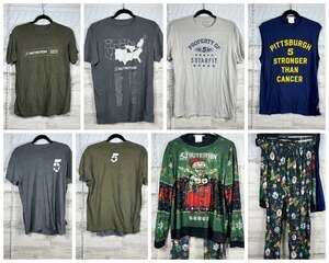 Men's Graphic T-Shirt Bundle Lot w/ Star Wars PJ 
Men’s M